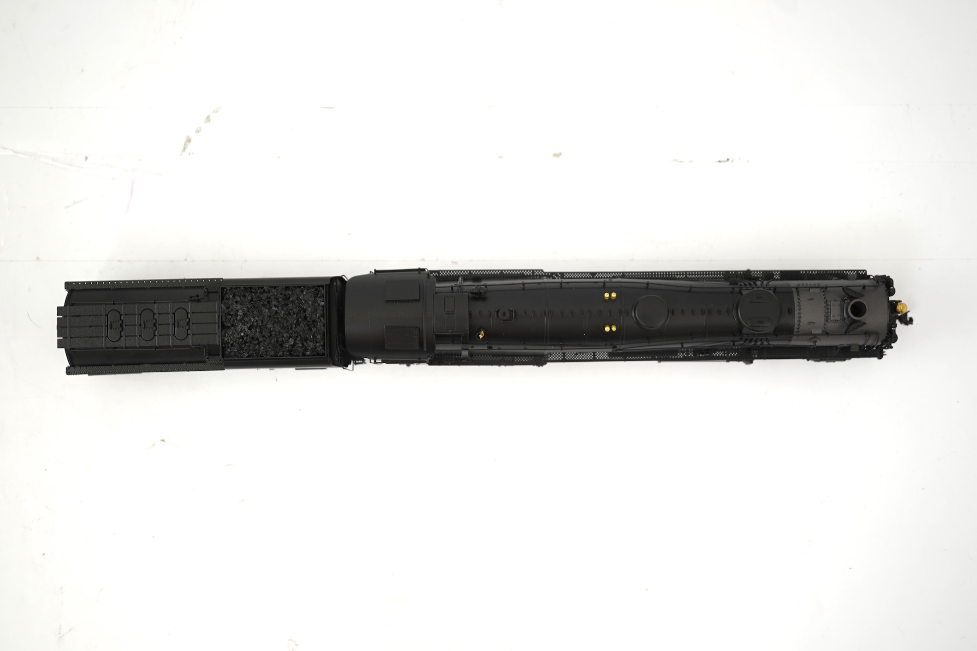 A boxed HO gauge Broadway Limited Paragon 2 Series (2063) model of Union Pacific UP-5, 5044, 4-12-2 locomotive with bogie tender, powered for two rail operation.
